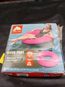 lot 33731 image: Pink River tube float new in box
