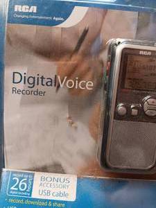 lot 33738 image: RCA digital voice recorder, new in package