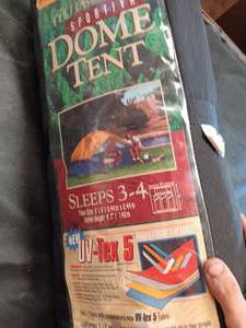 lot 33745 image: 8x8 Dome tent sleeps 3-4 people