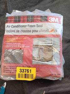 lot 33761 image: AC foam sealer for window unit