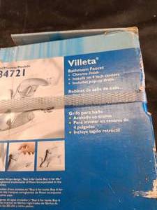 lot 33764 image: Villeta Bathroom faucet in chrome