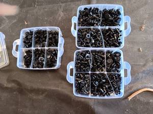 lot 33784 image: 750pcs mixed auto plastic clips, push-pin rivet and retainer clips