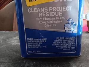 lot 33804 image: One container of Kleen Strip Cleans projects residue