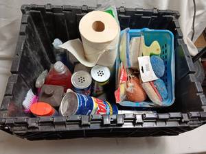 lot 33933 image: Lot of House Hold Cleaning Supplies & Hyrdogen peroxide.