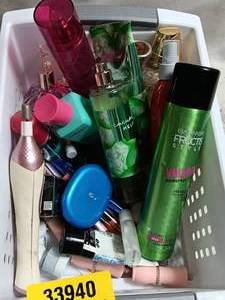 lot 33940 image: Lot of Misc Womans lotions and perfumes.
