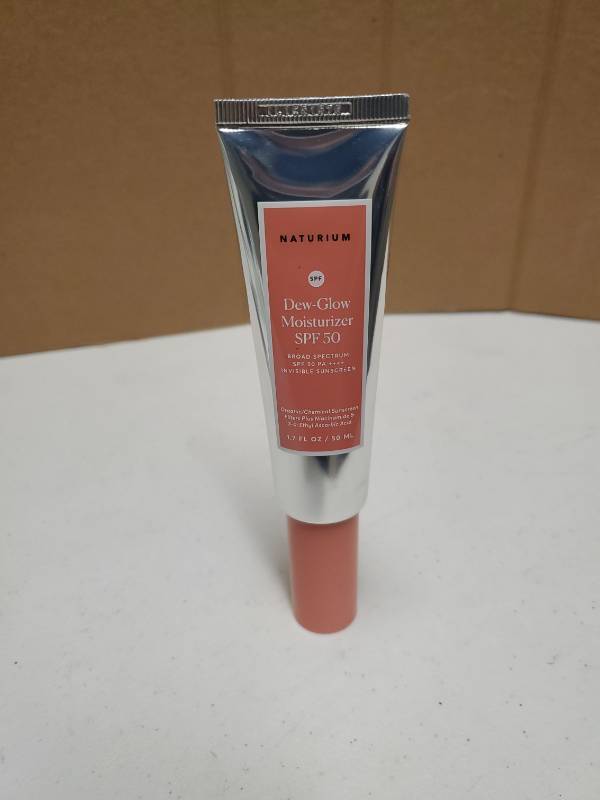 lot 18198 image: Naturium Dew-Glow Moisturizer SPF 50 1.7 FL OZ  50 ML - Retail $23