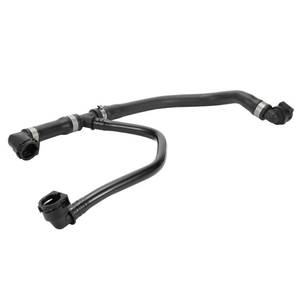 lot 73593 image: Radiator Hose No.17128616914 - Car Thermostat Coolant Hose Water Inlet Pipe - for BMW 230i xDrive 2017-2021 330i xDrive 2.0L 2017-2019 Rubber Black - 1 Pc - Retail $27