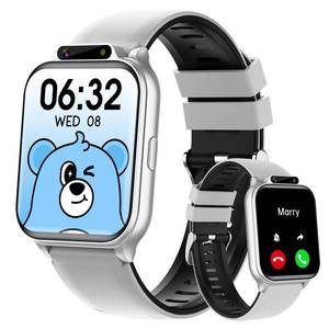 lot 73616 image: Smart Watch for Kids, 1.85 Fitness Tracker with Heart Rate, Sleep Monitor, IP68 Waterproof Smartwatches with Video Music, Pedometer, Game, NO APPPhone, Gift for Boys Girls. (Classic, Silver) - Retail $30