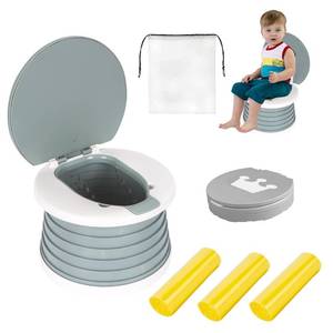 lot 73659 image: Portable Potty for Toddler,Travel Potty Seat for Toddler,Travel Toilet Kids - Retail $23