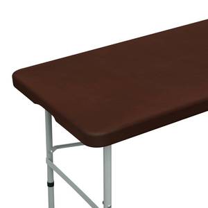 lot 73687 image: Fitted Rectangle Tablecloth 24x48 Inch, Elastic 4ft Table Cover - Retail $33