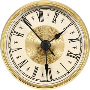 lot 73711 image: 2.8 Inch 70 mm Mini Quartz Clock Insert Round Clocks - Retail $10