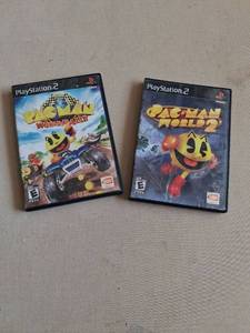 Pac-Man World Rally and Pac-Man World 2 PlayStation 2 Games Lot
