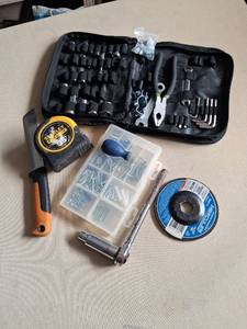 lot 30 image: Tool Kit with Hand Tools, Sockets, Fasteners, Abrasive Disc and Accessories