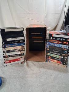 lot 32 image: VHS Movie Lot 13 Tapes Apollo 13 Back to Future Shawshank Redemption Contact