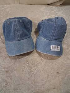 lot 66 image: Thirdstirk by KCCAPS Denim Baseball Caps 2-Pack One Size Fits Most