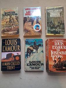 lot 84 image: Louis LAmour Western Paperback Books Lot of 12 Titles