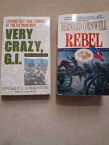 lot 94 image: 2 Books Very Crazy G.I. by Kregg P.J. Jorgenson & Rebel by Bernard Cornwell