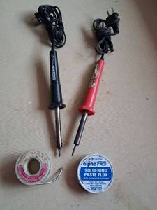 lot 124 image: Chicago Electric Welding Iron 120V 60Hz 30W Soldering Tool Lot