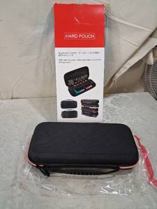 lot 130 image: Hard Pouch for Switch 2 with 20 Game Cartridge Slots and Accessories