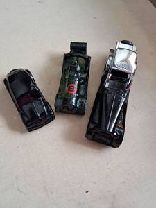 lot 146 image: Diecast Model Cars Lot of 3 Black Pickup Truck