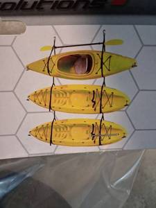lot 151 image: Gear Up Hang Three Kayak Strap Storage System