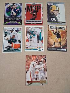 lot 233 image: Sports Cards Lot 9 NFL Trading Cards Mac Jones Matt Ryan Bart Starr