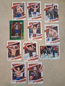 lot 234 image: Panini UFC Trading Cards Lot 18 Cards Donruss 2021-2022