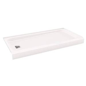 lot 21039 image: Bootz ShowerCast 60 x 32 Alcove Shower Pan Base White
