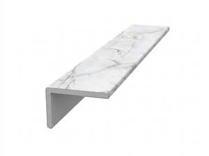 lot 21041 image: Vinyl Trim Boards, 5-Piece Lot, 3 x 96 Inch,