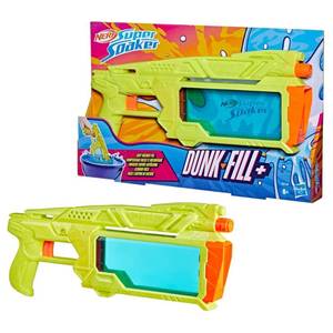 lot 21062 image: NERF Super Soaker Dunk Water Blaster 12.1 oz