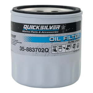 lot 21075 image: Quicksilver Oil Filter Engine Block Mount V6 MerCruiser