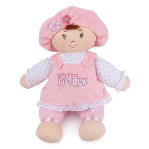 lot 21089 image: GUND Baby My First Dolly Plush Doll 13 PinkWhite