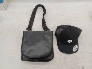 lot 21109 image: Fox Racing Hat & Messenger Bag Bundle