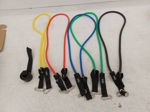 lot 21120 image: Himaly Resistance Bands Set with Handles