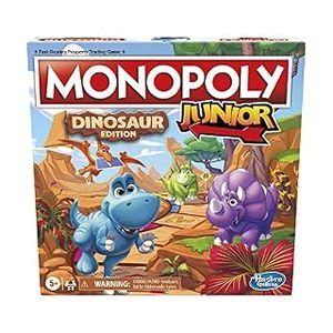 lot 21175 image: Hasbro Monopoly Junior Dinosaur Edition Board Game F3189