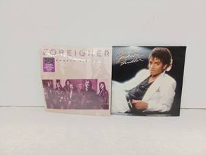 lot 21179 image: Michael Jackson Thriller And Foreigner Vinyl Record Albums