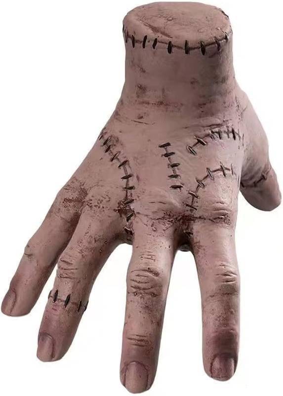 lot 18074 image: Halloween Scary Fake Hand Props,Halloween Fake Han-d Horror Realistic Creeper Hand Costume Prop, Accessories for Home Decor Halloween Decorations - Retail $10