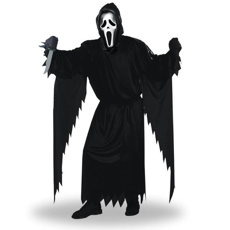 lot 18180 image: Hooded Halloween Horror Costume for Cosplay, Size L - Retail $31