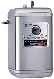 Ready Hot Compact Instant Hot Water Dispenser Tank, Wall Mounted, Tank OnlyInstant Hot Water 140-200Â°F, 2.5-Qt Stainless Tank, 60 Cups/Hr, - Retail: $216