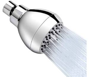 lot 18479 image: Shower Head High Pressure 3 Inch Showerhead Chrome, 360 Rotatable Design,  - Retail $10