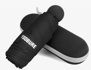 lot 18483 image: Travel Umbrella Portable Compact Umbrellas, Pocket Mini for Purse, Umbrellas for UV Sun & Rain Small for Backpack, Umbrella with Case - Retail $10