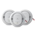 Kidde Smoke & CO Detector, Hardwired & AA Battery Backup, 30CUAR, 3 Pack - Retail: $180