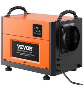 lot 18409 image: VEVOR 125 Pints Commercial Dehumidifier with Drain Hose for Crawl Spaces, Basements Warehouse & Job Sites, Large Capacity Dehumidifier for Water Damage Restoration, Auto Defrost, CSA Listed - Retail $418