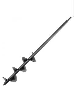 lot 18443 image: VEVOR Auger Drill Bit for Planting, 7.6 x 61 cm Garden Auger Drill Bit, Spiral Drill Bit for Bulbs Planting & Holes Digging, 0.95 cm Hex Drive Drill - Retail $0