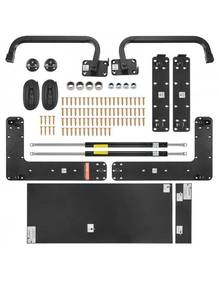 lot 19433 image: VEVOR Murphy Bed Kit, Full Size, Vertical Deluxe DIY Wall Bed Mechanical Hardware Kit, Pneumatic Lever Heavy Duty Bed Frame Support, Folding Cabinet Wall Bed Space Saving Design for Guestroom - Retail $96