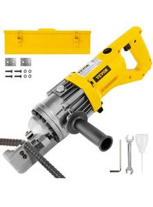 lot 19446 image: VEVOR Electric Rebar Cutter, 900W Portable Electric Hydraulic Rebar Cutter, Cutting up to 58 Inch #5 4-16mm Rebar within 3 Seconds,110V,with Easy to Carry Stainless Box - Retail $220