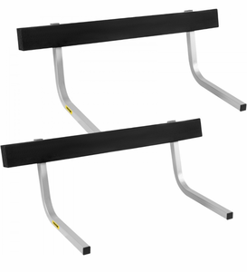 lot 19479 image: VEVOR Boat Trailer Guide-ons, 2 PCS Rustproof Steel Trailer Guide ons, Trailer Guides with Carpet-Padded Boards, Mounting Parts Included, for Ski Boat, Fishing Boat or Sailboat Trailer - Retail $92