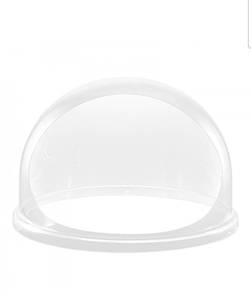 lot 19518 image: VEVOR Cotton Candy Machine Cover, Transparent Acrylic Dome Bubble Shield, Cotton Candy Machine Bubble Shield Compatible with 20.5in Cottons Candies Machines Bowl for Party, Shops, Bottom Groove Design - Retail $63
