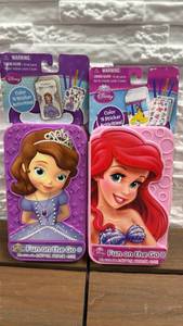 lot 38 image: Disney Fun on the Go Color N Sticker Activities 2-Pack Lot