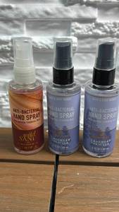 lot 66 image: Bath & Body Works Anti-Bacterial Hand Spray Lot - 3 Bottles 3 FL OZ